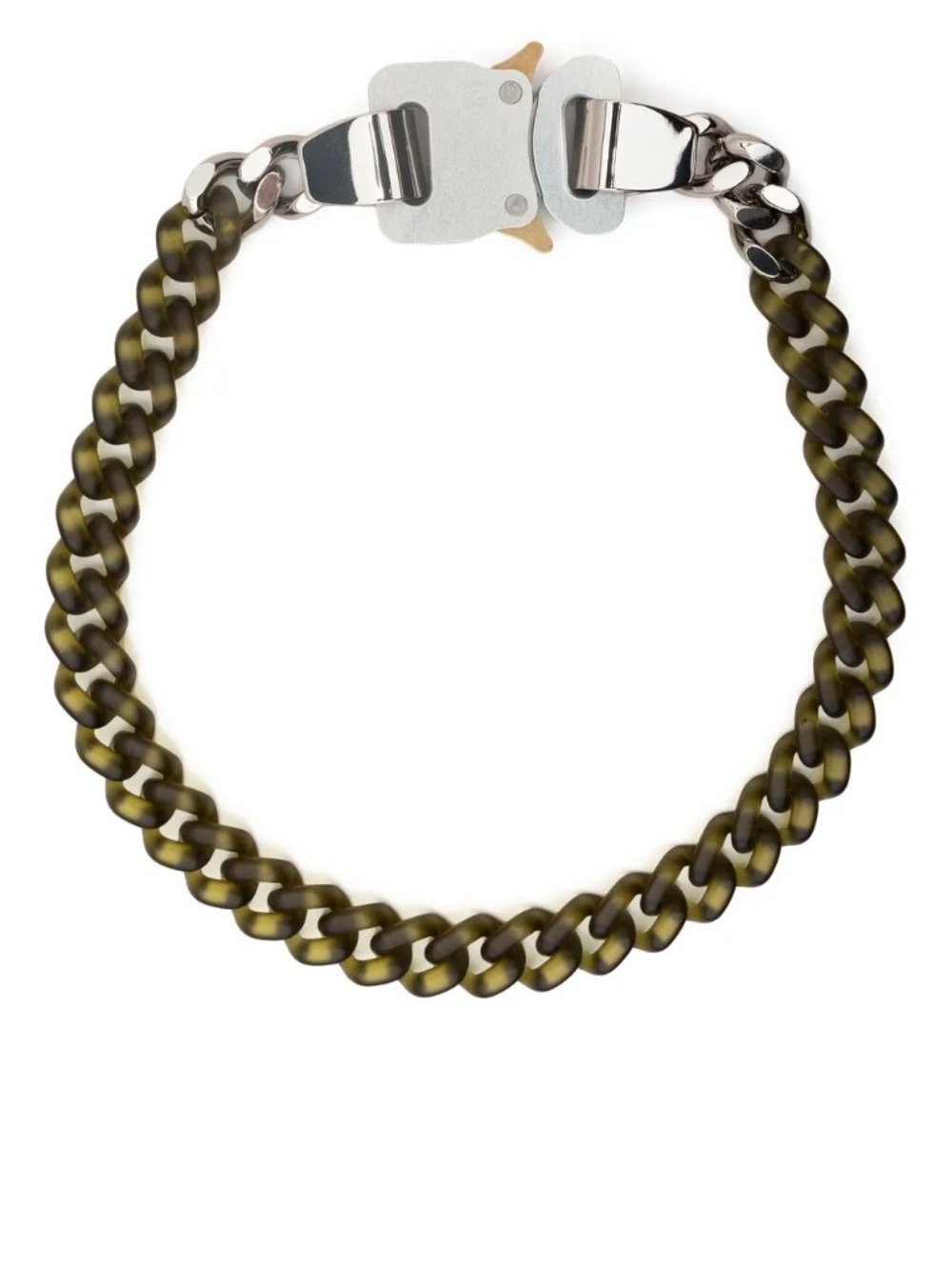 1017 ALYX 9SM seat-belt choker necklace - Military Green